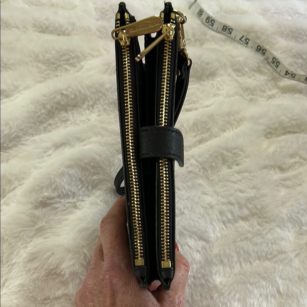 Michael Kors Black Structured Tote Bag and Wallet BUNDLE!!!! - Picture 11 of 16